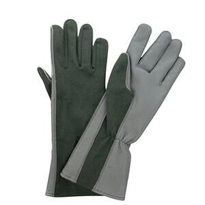 Military Uniform Supply Nomex Flight Gloves - Sage Green, Size 7